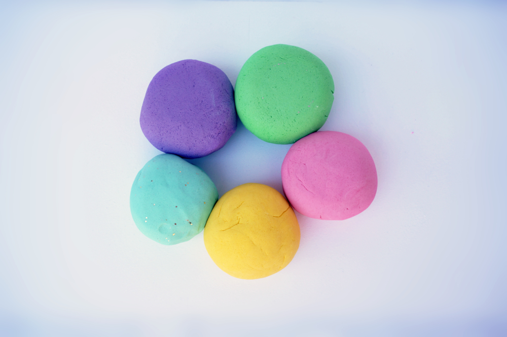Homemade play dough Cooked play dough recipe light fluffy play dough