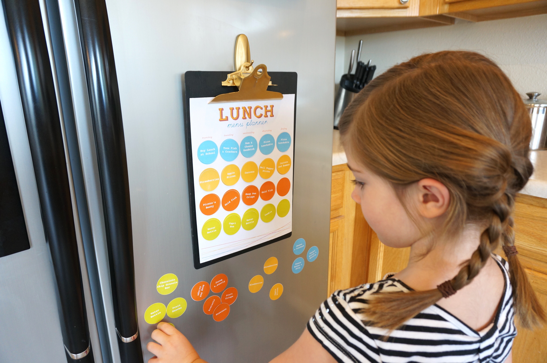 School Lunch Planner Free Printable Back to School