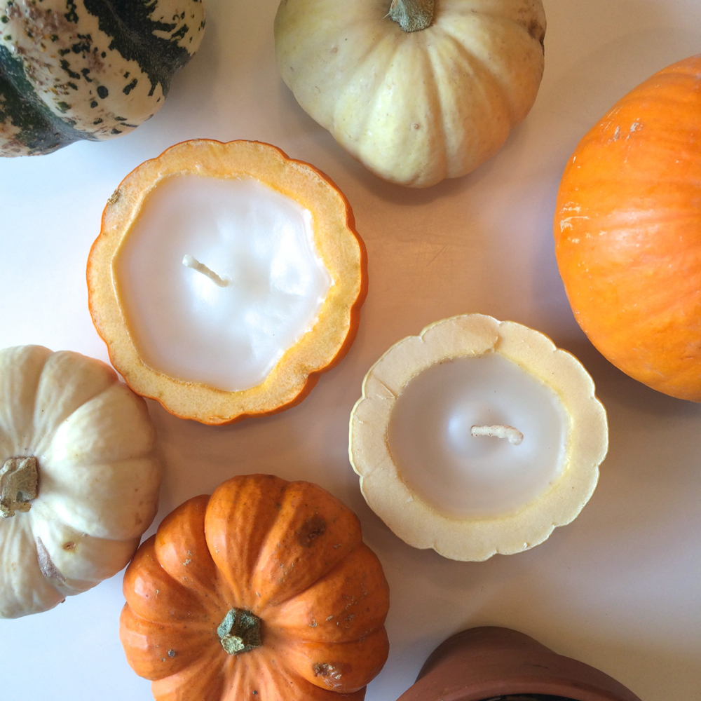 DIY Mini Pumpkin Candles The Caterpillar Years